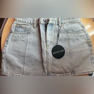 White Fox Boutique Denim Skirt